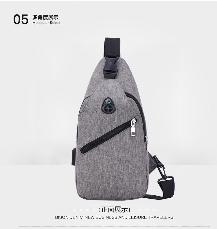 Men's Fashion Crossbody Bag - Multi-functional Casual Business Sling Bag for Everyday Use-0