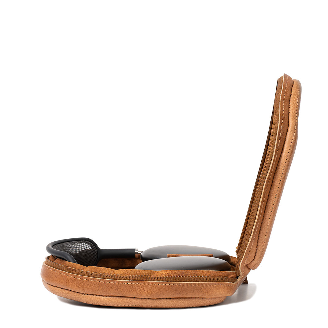 Leather Case for AirPods Max (Brown)-2